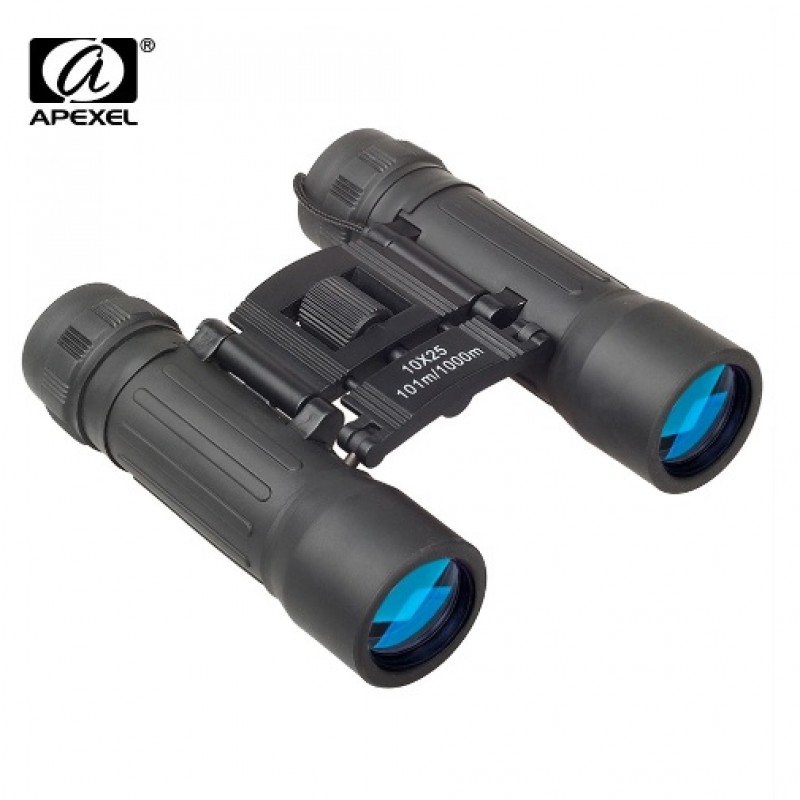 Бинокъл APEXEL 10x25, компактен джобен
