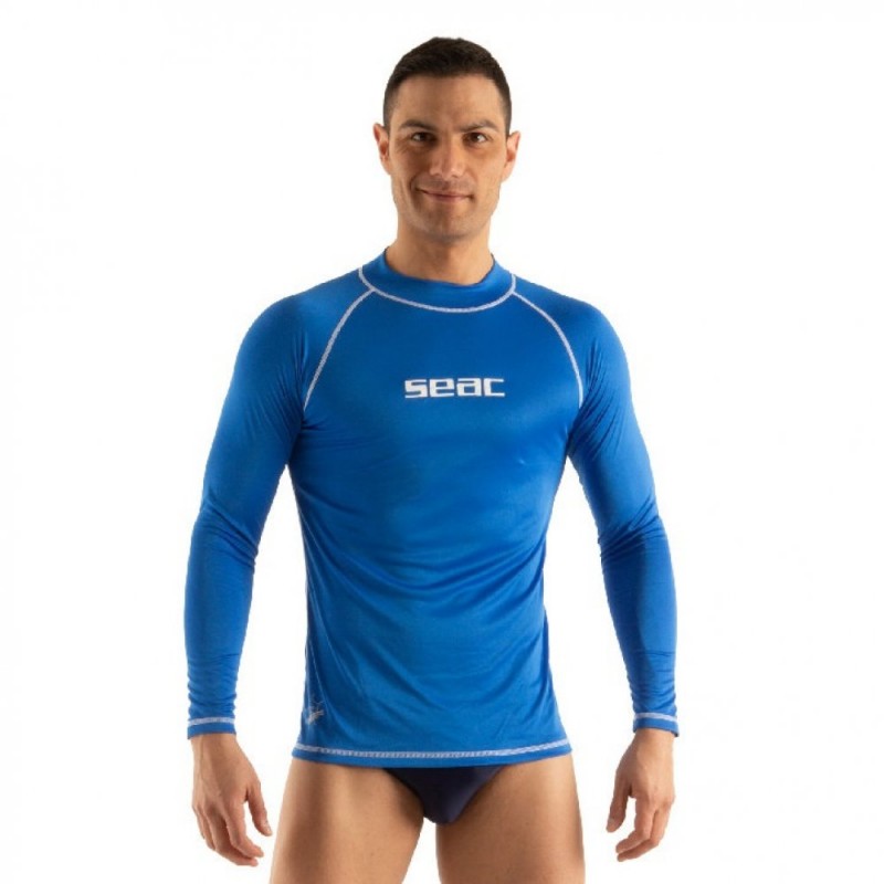 Ликра блуза SEAC T-Sun Blue Man Long, синя